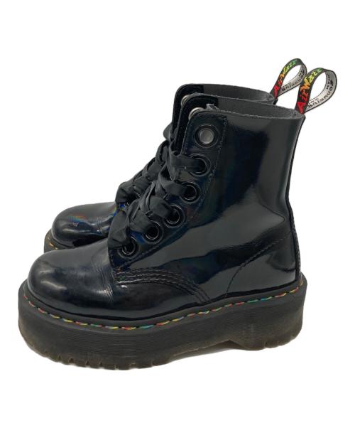 Dr.Martens（ドクターマーチン）Dr.Martens (ドクターマーチン) MOLLYブーツ ブラック サイズ:UK4の古着・服飾アイテム