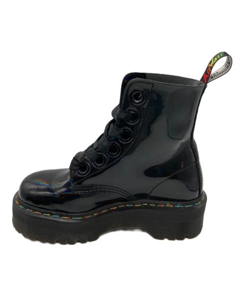 Dr.Martens（ドクターマーチン）Dr.Martens (ドクターマーチン) MOLLYブーツ ブラック サイズ:UK4の古着・服飾アイテム