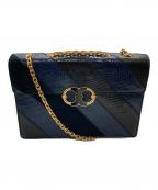 TORY BURCHトリーバーチ）の古着「チェーンショルダーバッグ」｜ブルー