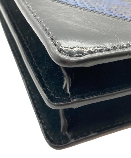 TORY BURCH（トリーバーチ）TORY BURCH (トリーバーチ) チェーンショルダーバッグ ブルーの古着・服飾アイテム