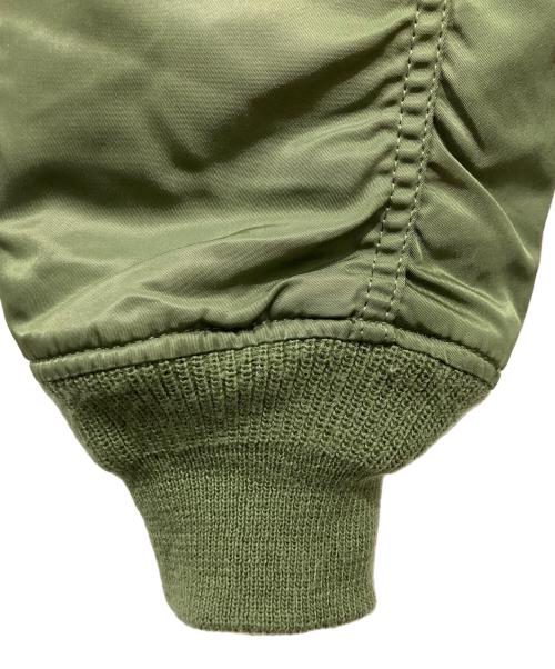 ALPHA（アルファ）ALPHA (アルファ) MA-1フライトジャケット カーキ サイズ:Mの古着・服飾アイテム