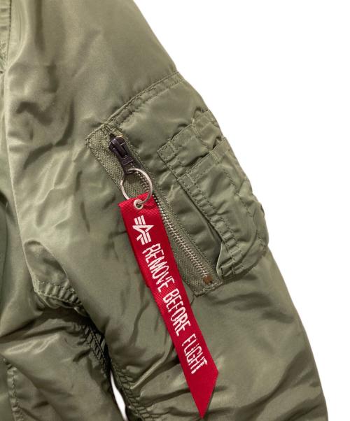 ALPHA（アルファ）ALPHA (アルファ) MA-1フライトジャケット カーキ サイズ:Mの古着・服飾アイテム