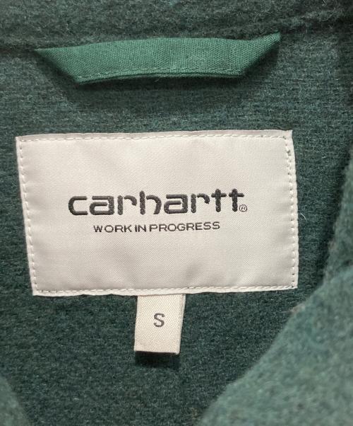 Carhartt WIP（カーハート ワークインプログレス）Carhartt WIP (カーハート ワークインプログレス) OWEN SHIRT JAC グリーン サイズ:Sの古着・服飾アイテム