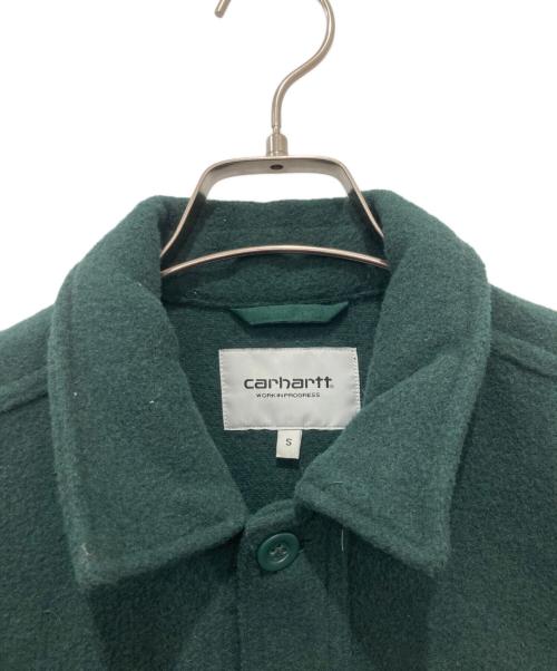 Carhartt WIP（カーハート ワークインプログレス）Carhartt WIP (カーハート ワークインプログレス) OWEN SHIRT JAC グリーン サイズ:Sの古着・服飾アイテム