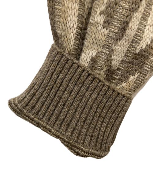 POLAR（ポーラー）POLAR (ポーラー) ウールニット ブラウン サイズ:XLの古着・服飾アイテム