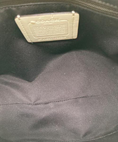 COACH（コーチ）COACH (コーチ) 2WAYバッグ アイボリー×ベージュの古着・服飾アイテム