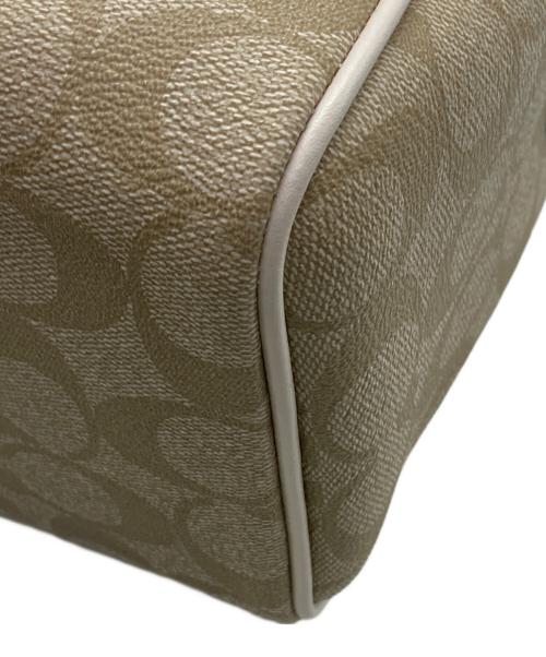 COACH（コーチ）COACH (コーチ) 2WAYバッグ アイボリー×ベージュの古着・服飾アイテム