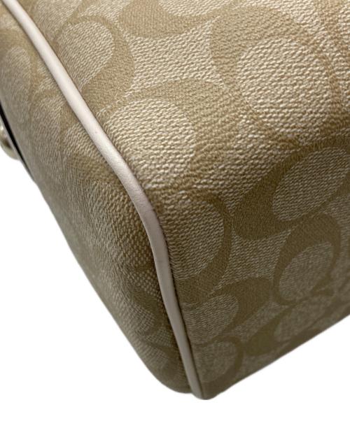 COACH（コーチ）COACH (コーチ) 2WAYバッグ アイボリー×ベージュの古着・服飾アイテム