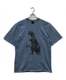 stussy（ステューシー）の古着「プリントTシャツ」｜ブルー