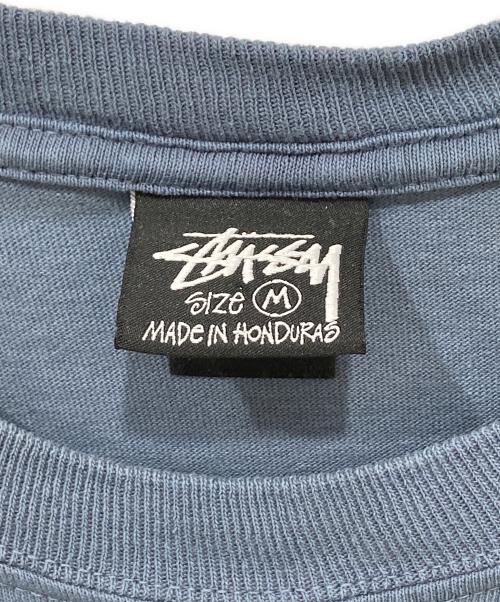 stussy（ステューシー）stussy (ステューシー) プリントTシャツ ブルー サイズ:Mの古着・服飾アイテム