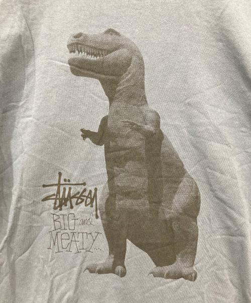 stussy（ステューシー）stussy (ステューシー) プリントTシャツ ブルー サイズ:Mの古着・服飾アイテム