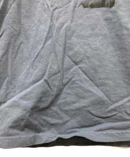 stussy（ステューシー）stussy (ステューシー) プリントTシャツ ブルー サイズ:Mの古着・服飾アイテム