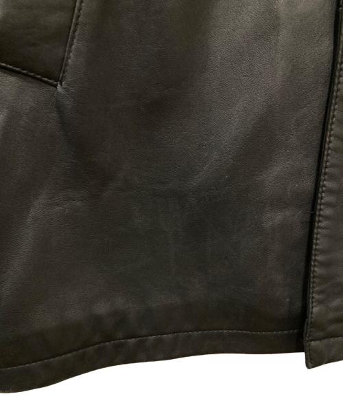 BANANA REPUBLIC（バナナリパブリック）BANANA REPUBLIC (バナナリパブリック) レザーカーコート ブラック サイズ:Sの古着・服飾アイテム