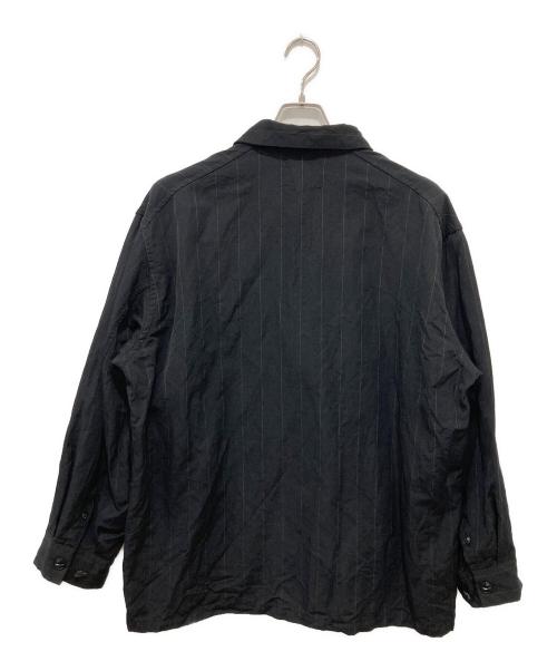 yokosakamoto（ヨウコサカモト）yokosakamoto (ヨウコサカモト) WORK SHIRT ブラック サイズ:Lの古着・服飾アイテム