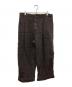 YUTA MATSUOKA（ユウタマツオカ）の古着「HOOK PANTS-dark brown」｜ブラウン