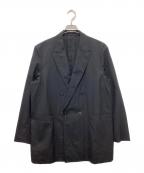 ULTERIORアルテリア）の古着「SUPER FINE WOOL TROPICAL DB JKT」｜ブラック