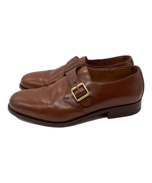 GUCCI（グッチ）GUCCI (グッチ) モンクストラップシューズ ブラウン サイズ:40の古着・服飾アイテム