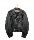 Schottショット）の古着「ダブルライダースジャケット」｜ブラック