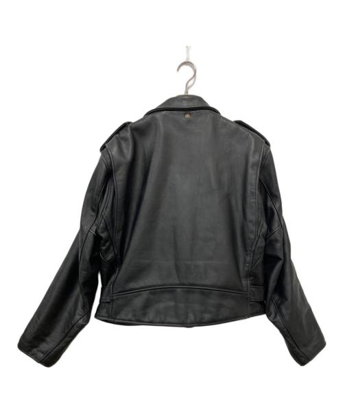 Schott（ショット）Schott (ショット) ダブルライダースジャケット ブラック サイズ:46の古着・服飾アイテム