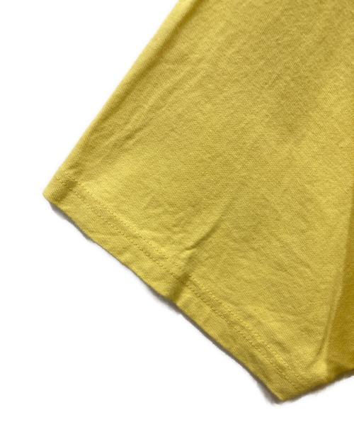 stussy（ステューシー）stussy (ステューシー) プリントTシャツ イエロー サイズ:Lの古着・服飾アイテム