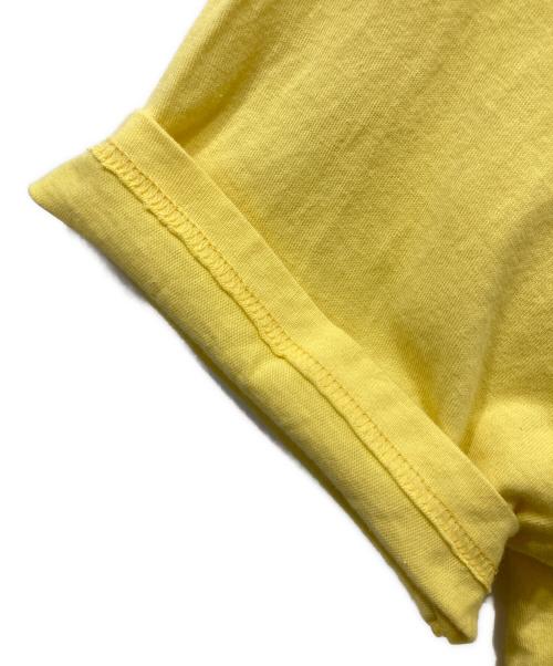 stussy（ステューシー）stussy (ステューシー) プリントTシャツ イエロー サイズ:Lの古着・服飾アイテム