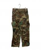 US ARMYユーエスアーミー）の古着「M65ウッドランドカモカーゴパンツ」｜カーキ