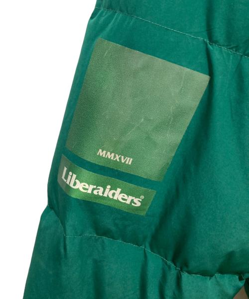 Liberaiders（リベレイダース）Liberaiders (リベレイダース) EXPLORER DOWN JACKET グリーン サイズ:Lの古着・服飾アイテム