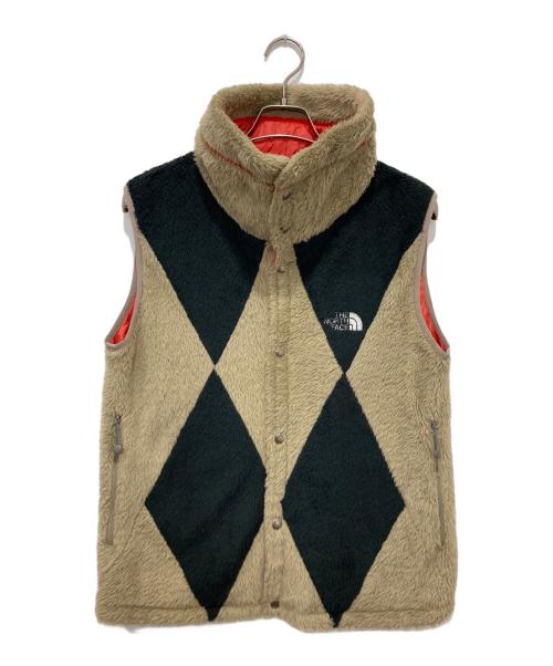 THE NORTHFACE PURPLELABEL（ザ・ノースフェイス パープルレーベル）THE NORTHFACE PURPLELABEL (ザ・ノースフェイス パープルレーベル) リバーシブルフリースベスト ベージュ サイズ:Lの古着・服飾アイテム