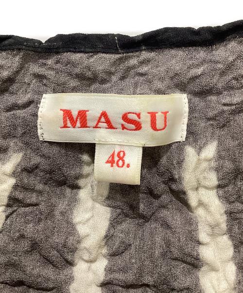 masu（エムエーエスユー）masu (エムエーエスユー) POPCORN NORDIC SWEATER グレー サイズ:48の古着・服飾アイテム