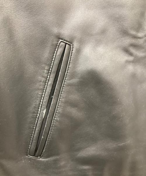 pierre cardin（ピエール・カルダン）pierre cardin (ピエール・カルダン) レザージャケット ブラック サイズ:46の古着・服飾アイテム