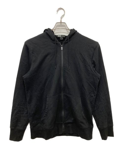 Y-3（ワイスリー）Y-3 (ワイスリー) バックプリントジップパーカー ブラック サイズ:Lの古着・服飾アイテム