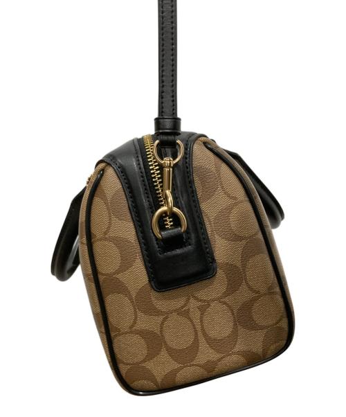 COACH（コーチ）COACH (コーチ) シグネチャーミニベネットサッチェル ベージュの古着・服飾アイテム