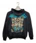 Ed Hardy (エド ハーディー) ジップパーカー ブラック サイズ:XL：8000円