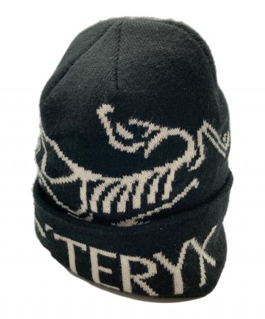 ARC'TERYX ニット帽 ブラック/グレー 中古・古着通販】ARC'TERYX (アークテリクス) ニット帽 ブラック
