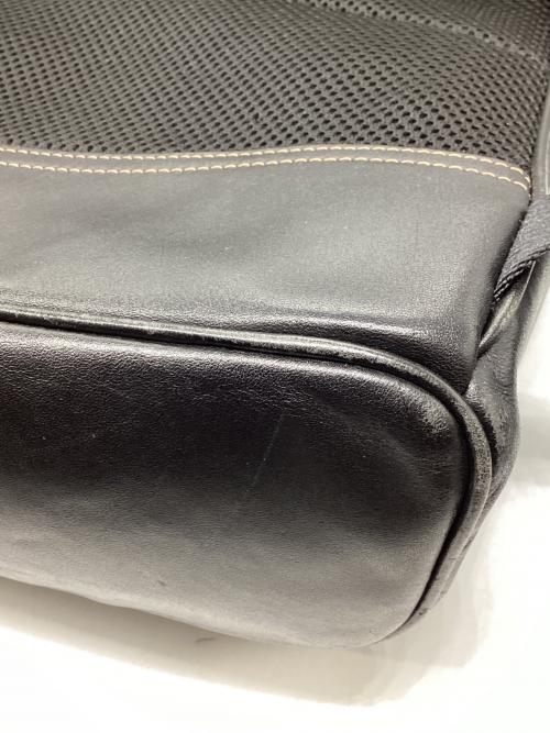 COACH（コーチ）COACH (コーチ) レザーリュック ブラックの古着・服飾アイテム