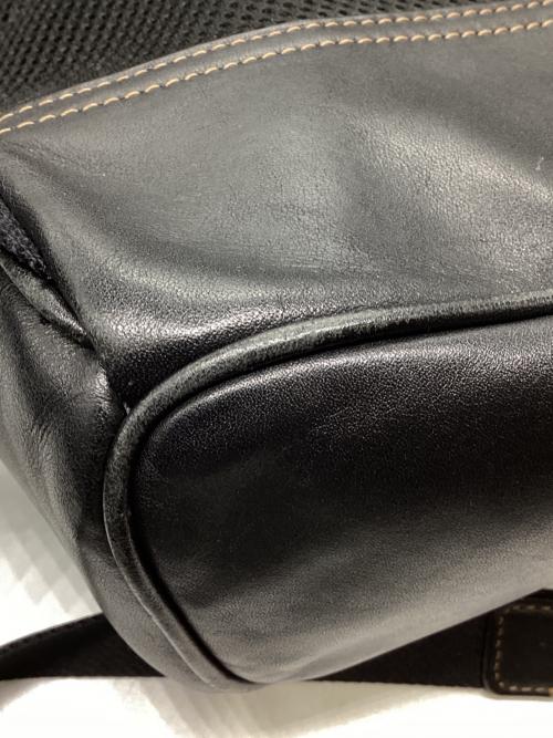 COACH（コーチ）COACH (コーチ) レザーリュック ブラックの古着・服飾アイテム