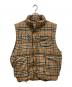 SUPPLIER（サプライヤー）の古着「中綿チェックベスト」｜ベージュ