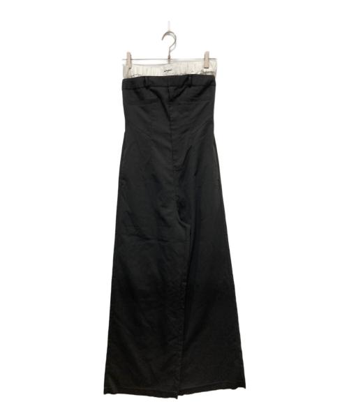 ACLENT（アクレント）ACLENT (アクレント) レイヤードベアオールインワン ブラック サイズ:FREEの古着・服飾アイテム