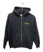 DALL CLOTHINGダルクロージング）の古着「Wジップパーカー」｜ブラック