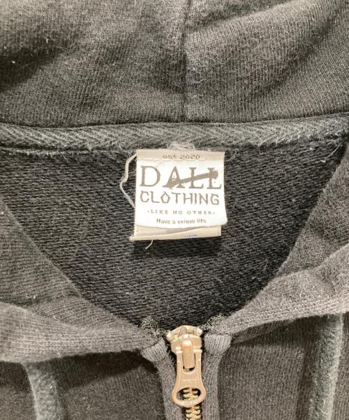 DALL CLOTHING（ダルクロージング）DALL CLOTHING (ダルクロージング) Wジップパーカー ブラック サイズ:XXLの古着・服飾アイテム
