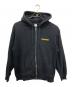 DALL CLOTHING（ダルクロージング）の古着「Wジップパーカー」｜ブラック