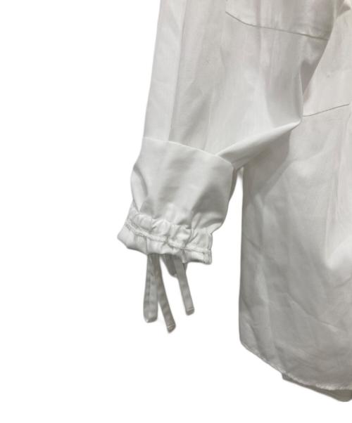 Gypsohila（ジプソフィア）Gypsohila (ジプソフィア) スラッシュブラウス ホワイト サイズ:FREEの古着・服飾アイテム