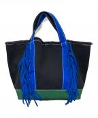AYAKOアヤコ）の古着「EcoSuedeToteBag」｜ブルー×ブラック