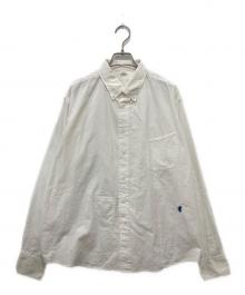 45rpm（45アールピーエム）の古着「180番三子の908オーシャンボタンダウンシャツ」｜ホワイト