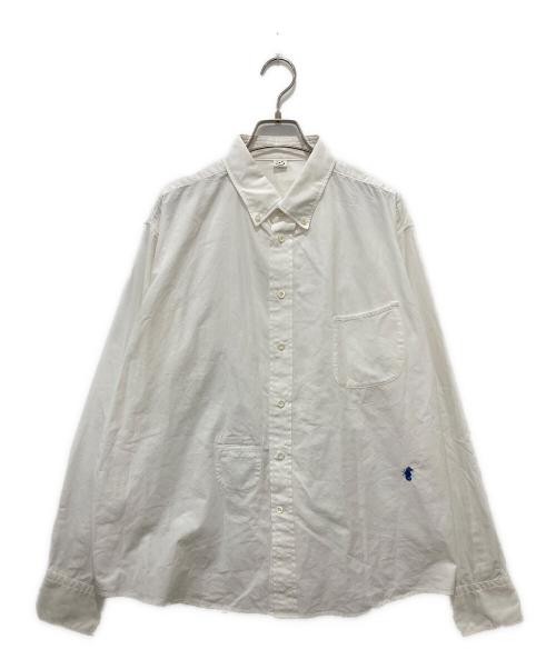 45rpm（45アールピーエム）45rpm (45アールピーエム) 180番三子の908オーシャンボタンダウンシャツ ホワイト サイズ:4の古着・服飾アイテム