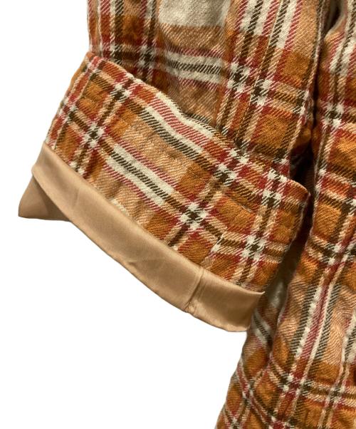 HAI SPORTING GEAR（ハイスポーツギア）HAI SPORTING GEAR (ハイスポーツギア) チェック4Bジャケット オレンジ サイズ:Mの古着・服飾アイテム