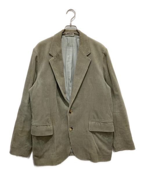 AURALEE（オーラリー）AURALEE (オーラリー) WASHED CORDUROY JACKET グリーン サイズ:3の古着・服飾アイテム
