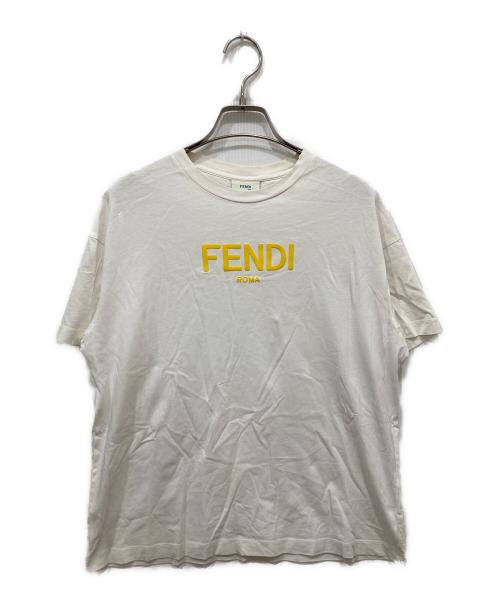 FENDI KIDS（フェンディ キッズ）FENDI KIDS (フェンディ キッズ) プリントTシャツ ホワイト サイズ:12＋の古着・服飾アイテム