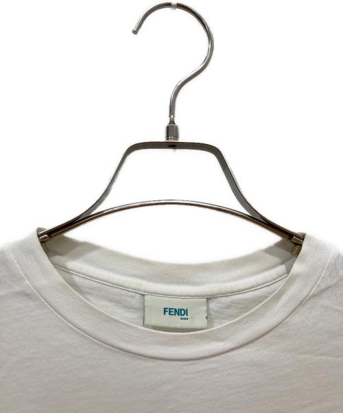 FENDI KIDS（フェンディ キッズ）FENDI KIDS (フェンディ キッズ) プリントTシャツ ホワイト サイズ:12＋の古着・服飾アイテム