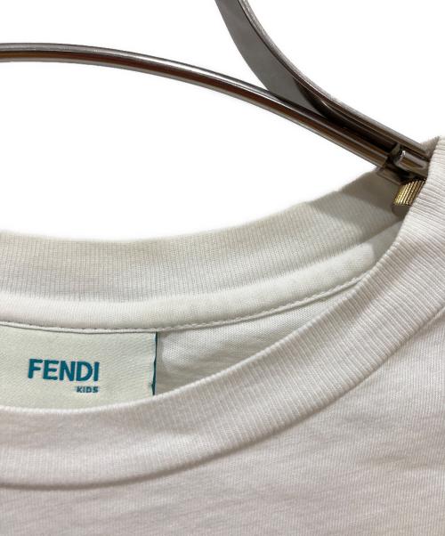 FENDI KIDS（フェンディ キッズ）FENDI KIDS (フェンディ キッズ) プリントTシャツ ホワイト サイズ:12＋の古着・服飾アイテム